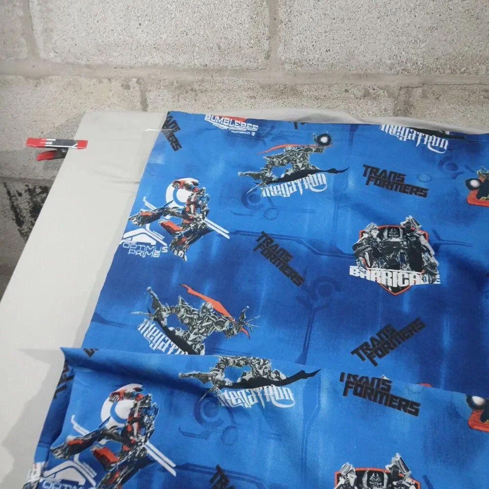 Vintage Transformers Bed Sheet  Size Twin Optimus Prime Bumblebee 2007 Movie